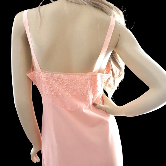 Vintage 1950s Peachy Pink Slip Dress NWT Size M‎ - Picture 6 of 10